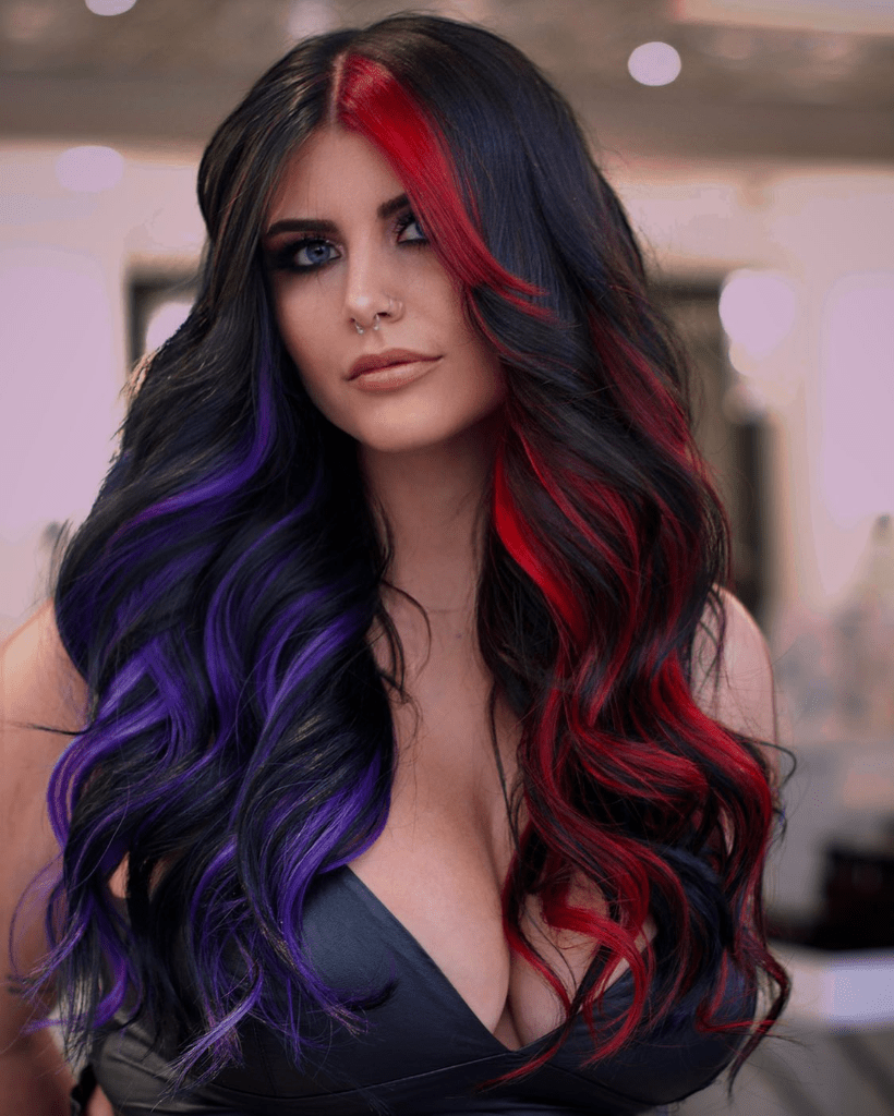 Crimson Eclipse in Curls