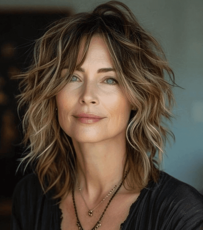 Effortless Shaggy Chic Waves