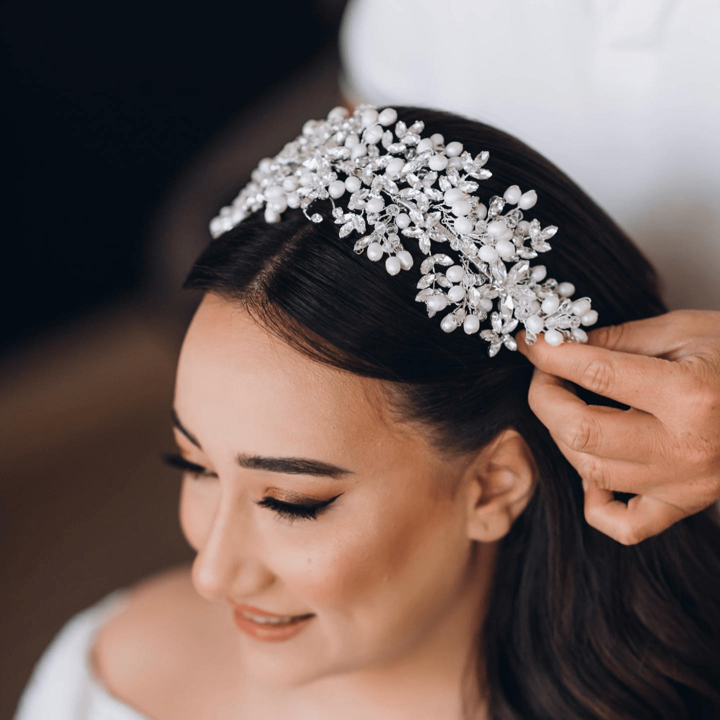 Elegant Whimsy Floral Crown