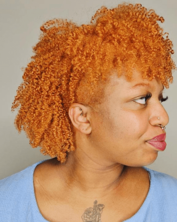Embracing Honeyed Curl Harmony