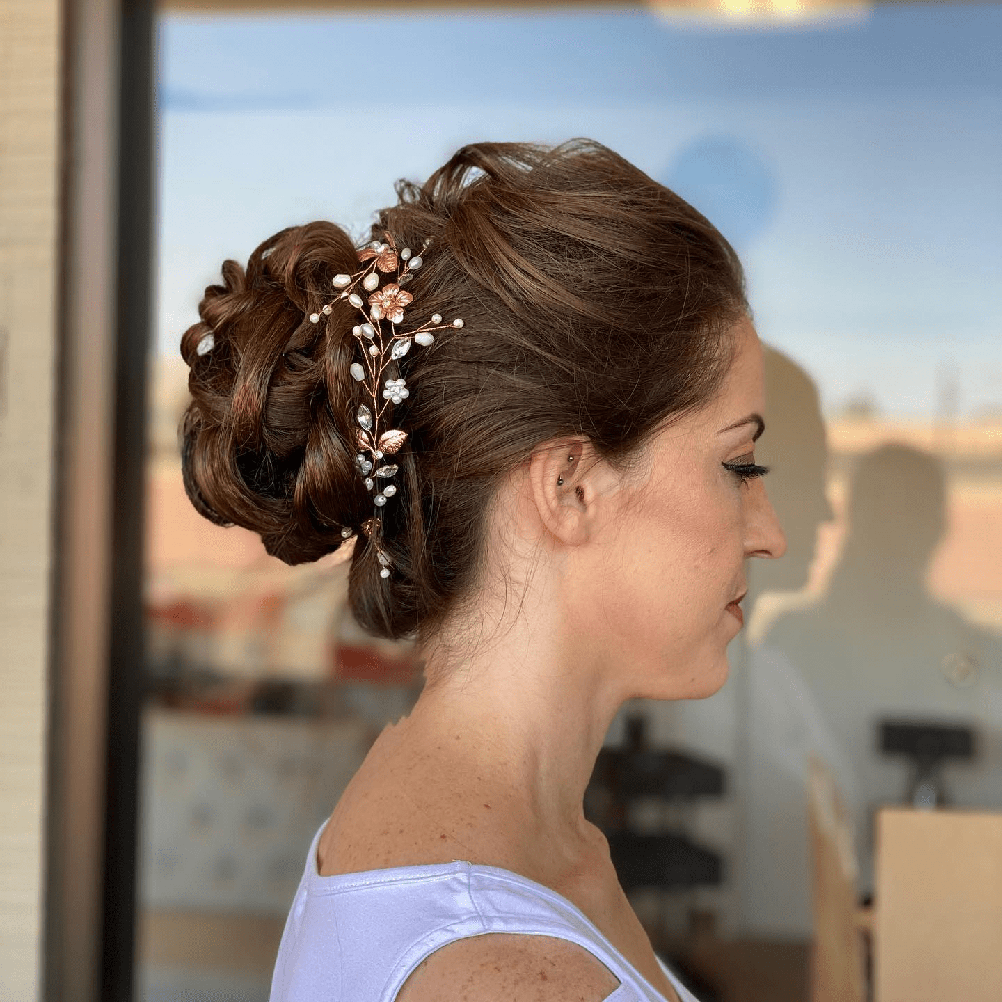 Enchanted Floral Updo Elegance