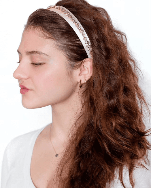 Romantic Boho Curls with Delicate Band