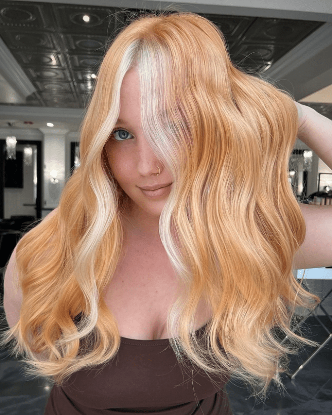 Sunlit Blonde Cascade