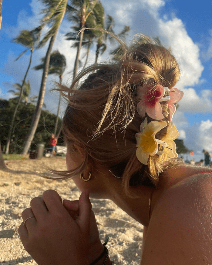 Beach Goddess Whimsical Half-Updo