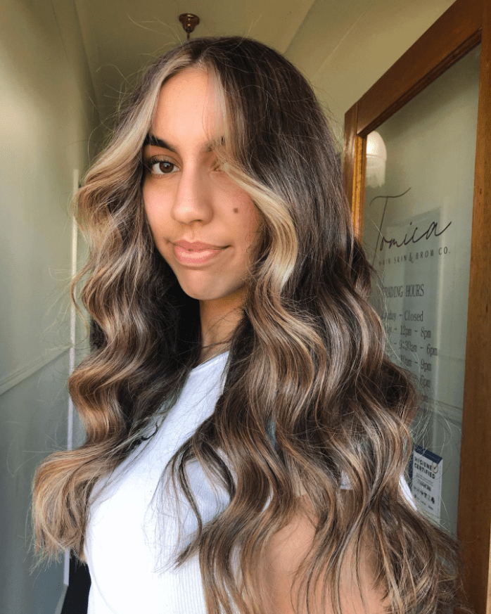 Brunette with Caramel Ends