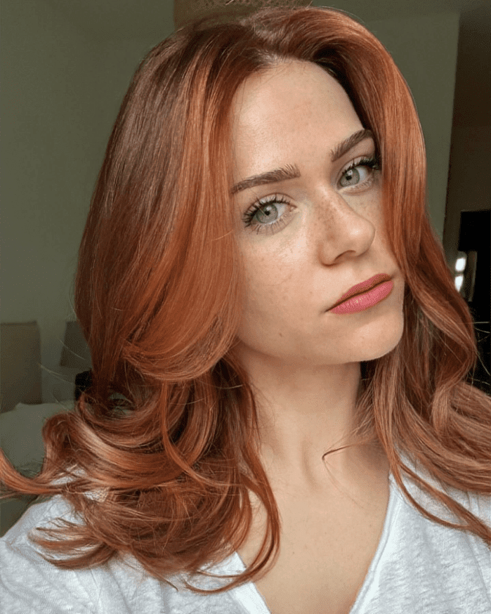 Copper Glow Radiant Curls