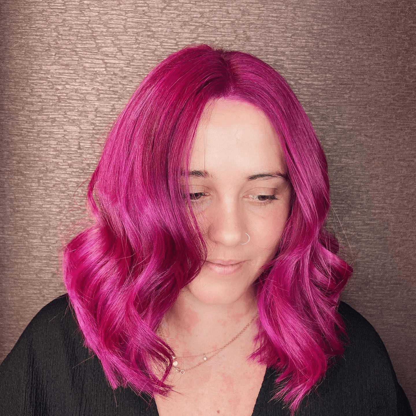 Fuchsia Waves of Confidence