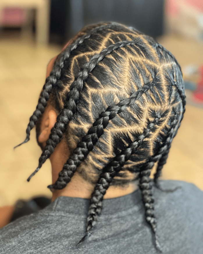 Intricate Cornrow Elegance