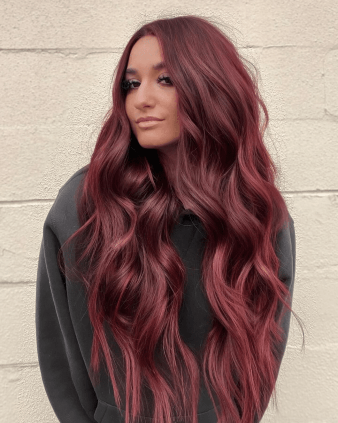 Ravishing Maroon Waves Magic