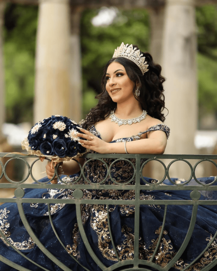 Regal Curls and Sparkling Tiara