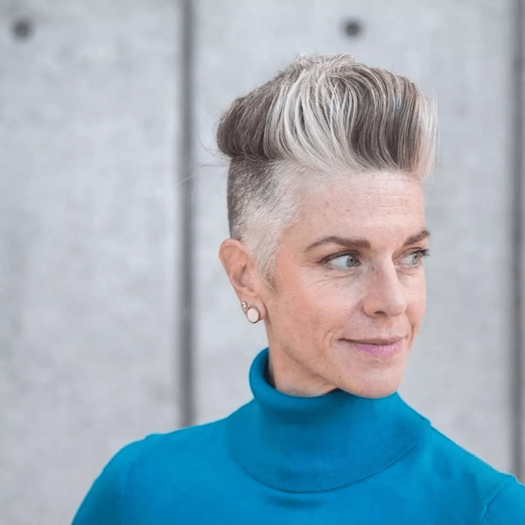 Silver Elegance Bold Undercut