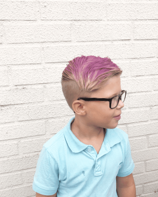 Vibrant Purple Fade Statement