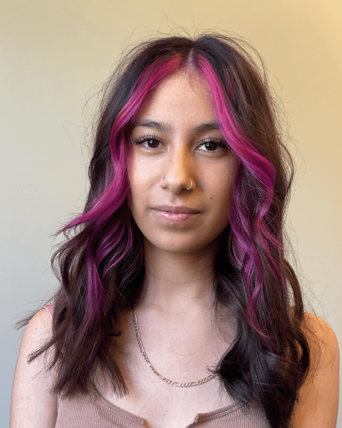 Vivid Fuchsia Fusion Waves