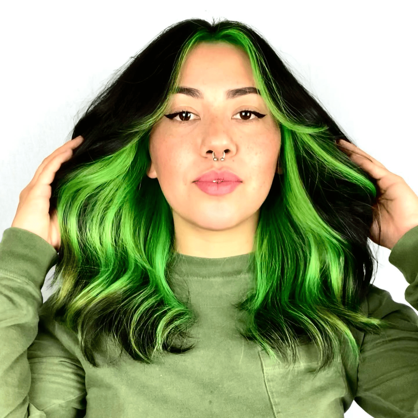 vivid green elegance