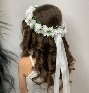 45 Adorable First Communion Hairstyles For Girls