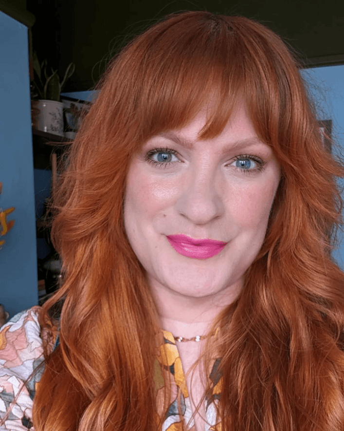 Radiant Copper Wave Elegance