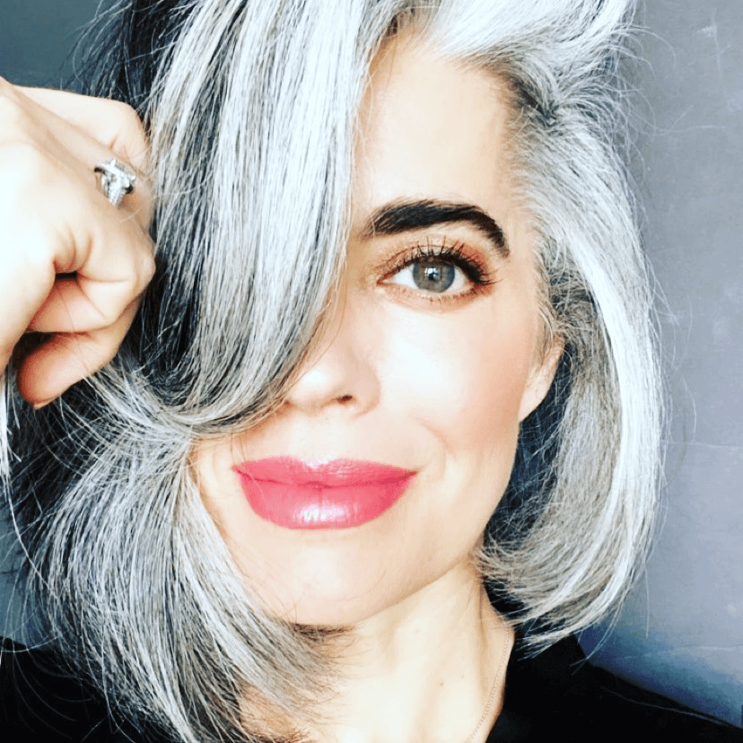 Chic Gray French Bob