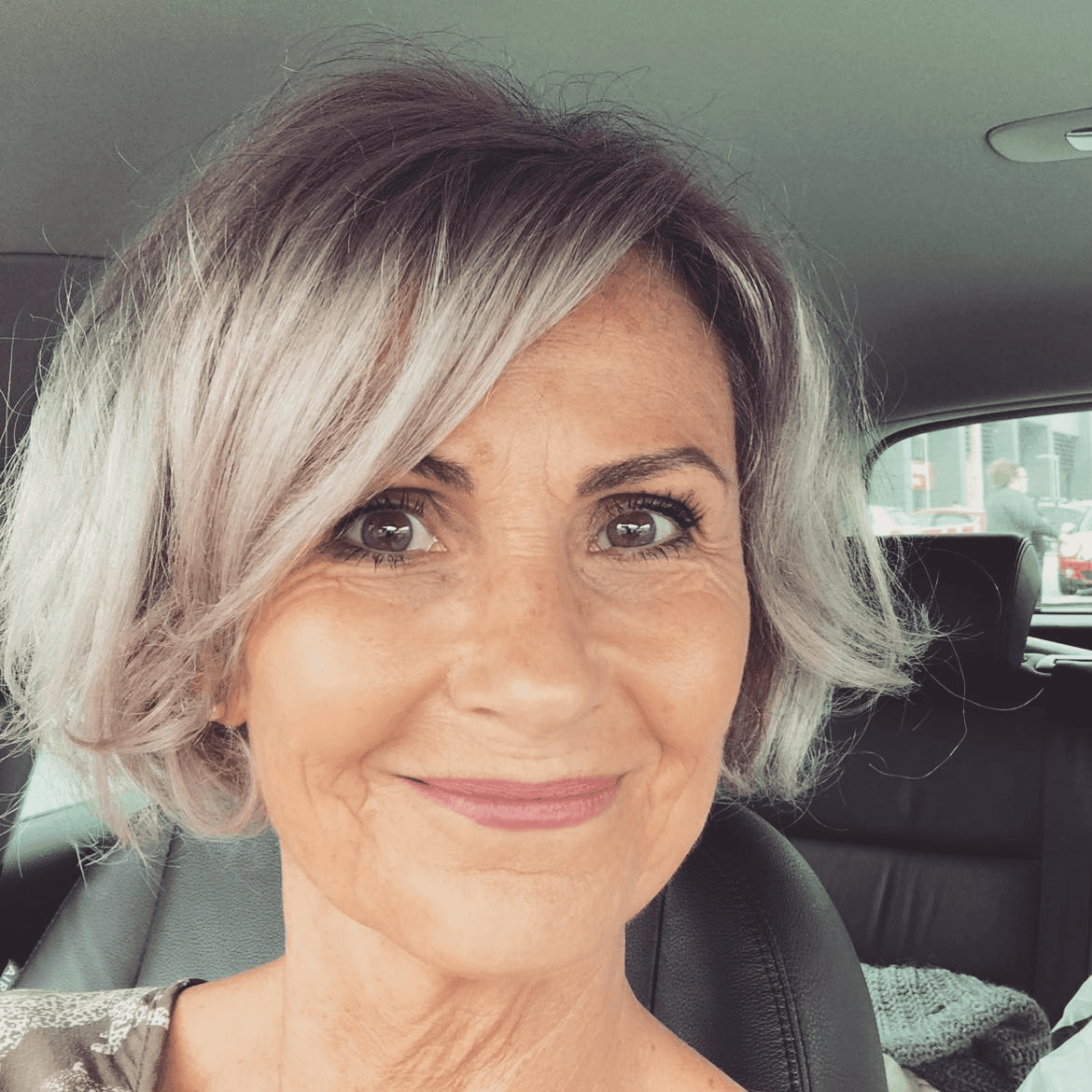 Effortlessly Chic Silver Bob