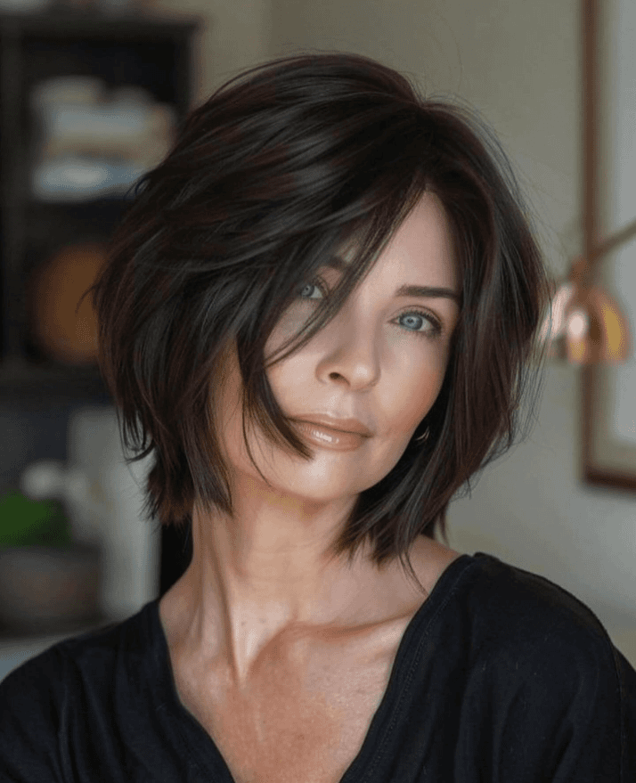 Effortless Textured Bob Style