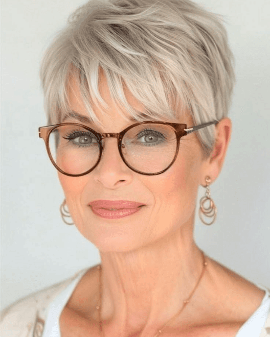 Textured Pixie with Wispy Bangs