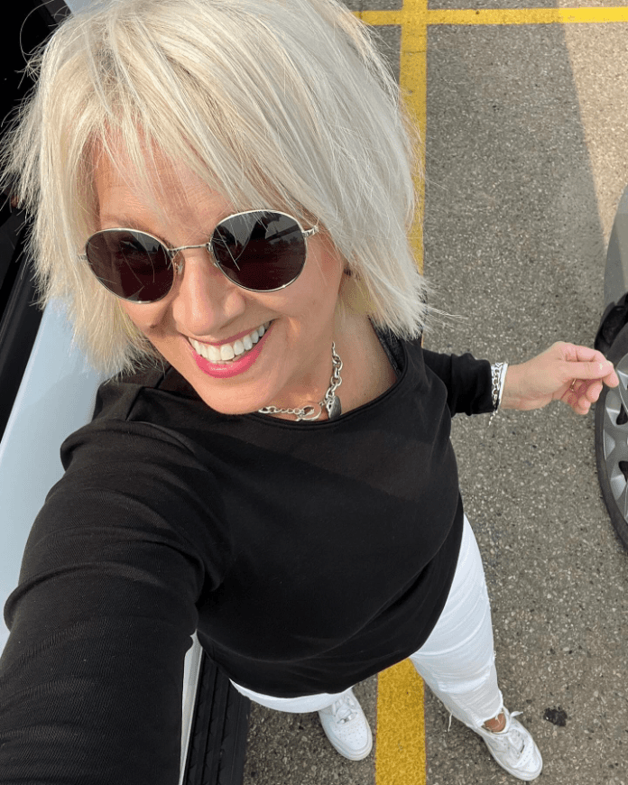 Carefree Textured Blonde Bob